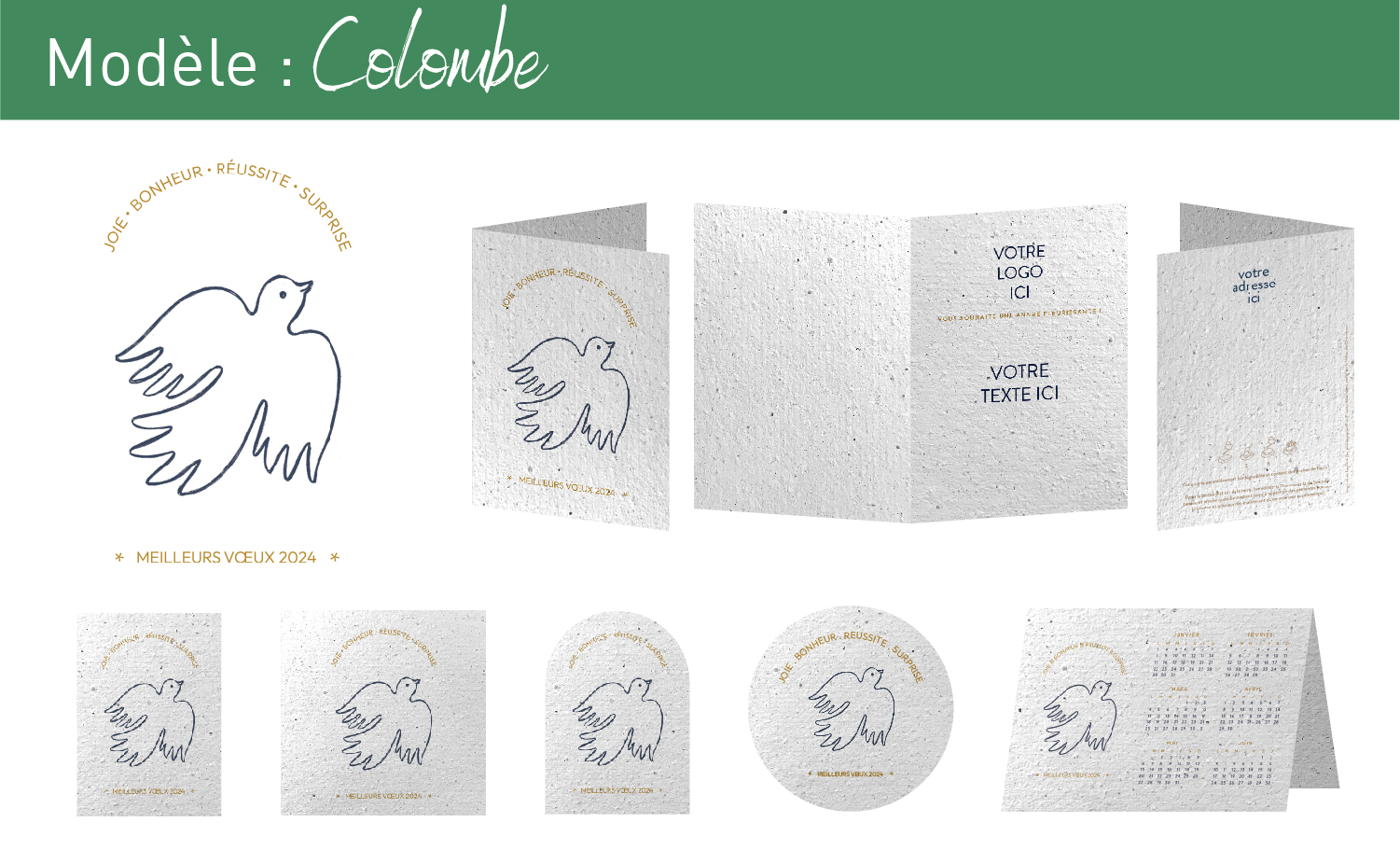 Carte ensemencée - Growing Paper Anniversaire biche - Yuman