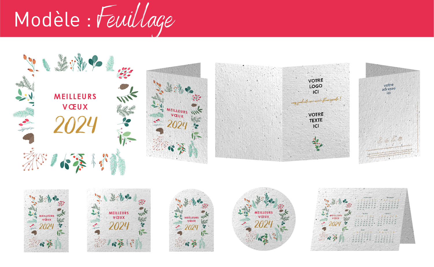 Cartes à planter - Semer la magie - Assortiment de vœux - Parsemains